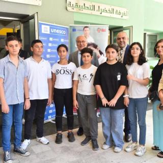 الوزير الحلبي افتتح الغرفة الخضراء في دار لويس أبو شرف للمعلمين والمعلمات