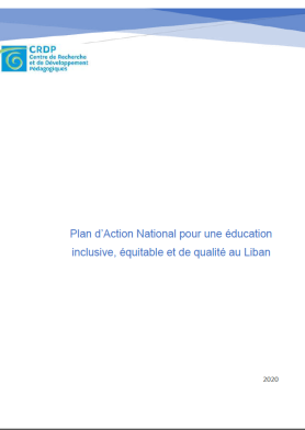 Plan d'Action National pour une éducation inclusive, équitable et de qualité au Liban